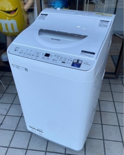 SHARP シャープ 22年製 5.5kg ES-T5E9-W 0510-81