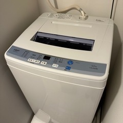 《受付終了》AQUA アクア 洗濯機 AQW-S60D（2016年製）