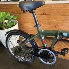 Jeep 前後タイヤ・チューブ新品！】6段変速 20インチ折りたたみ自転車 