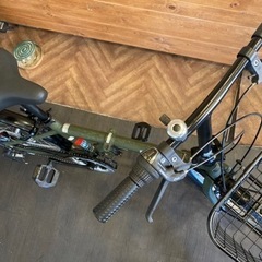 Jeep 前後タイヤ・チューブ新品！】6段変速 20インチ折りたたみ自転車 