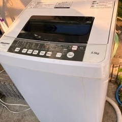 Hi sense 5.5kg 洗濯機　2018年