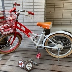 【ネット決済】女の子自転車18インチ