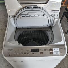 激安中古洗濯機 2021年製シャープ5.5k 配達設置リサイクル回収無料
