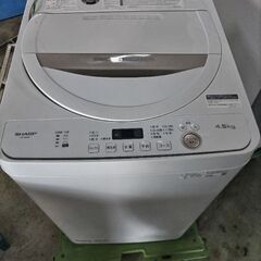 激安中古洗濯機　2021年製シャープ4.5k 配達設置リサイクル...