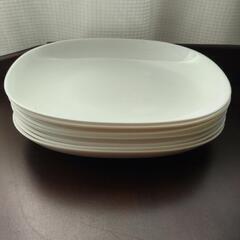 ヤマザキ　白いオーバル皿　7枚