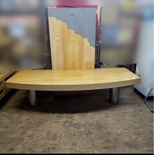 k0509605 希少品 超高級家具 鏡付き 着物展示 天然木 収納付き 家具 注文家具 テーブル 木製 引取り限定 現状品 中古品