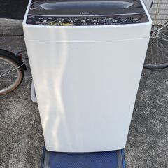 【ハイアール】2019年 全自動洗濯機 5.5kg JW-C55D 2020年 高濃度洗浄機能 風乾燥 お急ぎコース しわケア脱水