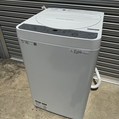 分解清掃済み✨SHARP ⭐️洗濯機　5.5kg  2019年製...