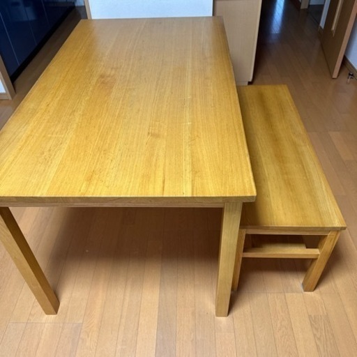 無印良品ダイニングテーブル\u0026食器棚