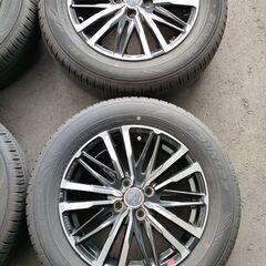 札幌 ライズ用社外アルミ共豊SMACK CREST 16×6.0J +ライズ純正タイヤ195/65R16 中古セット 引取り