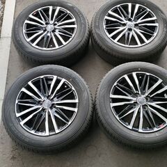 札幌 ライズ用社外アルミ共豊SMACK CREST 16×6.0J +ライズ純正タイヤ195/65R16 中古セット 引取り