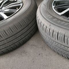 札幌 ライズ用社外アルミ共豊SMACK CREST 16×6.0J +ライズ純正タイヤ195/65R16 中古セット 引取り