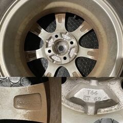 【BS ECOPIA EP150 175/70R14】夏タイヤ【DUNLOP PRD 14インチ 5.5J4HPCD100+42】20年製 ヤリス フィット等　(MTL409) クレジットカード QRコード決済可能