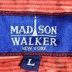 MADISON WALKER NEW YOEK 綿100%シャツ L サイズ