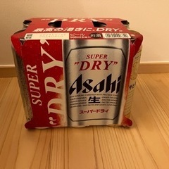 アサヒ　スーパードライ　500ml ✖️ 6本　ビール　　