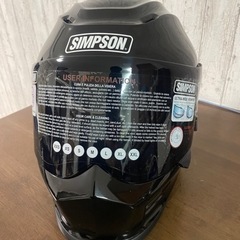 Simpson ヘルメット　新品未使用品　XSサイズ