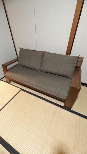 飛騨産業　木かげ　定価30万以上 3人掛け　ソファ