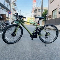 自転車 クロスバイク　電動　アシスト