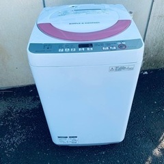 シャープ　全自動電気洗濯機 ES-GE60R-P