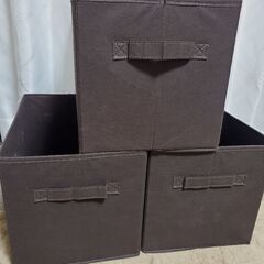 【ネット決済】収納ボックス　折り畳み　カラーボックス対応　ブラウン
