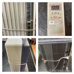 ☆中古￥17,800！KOIZUMI　窓用ルームエアコン　家電　2018年製　KAW-1673型　【BE050】