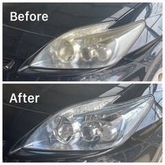 ヘッドライトが蘇ります！！　
ウレタンクリア塗装