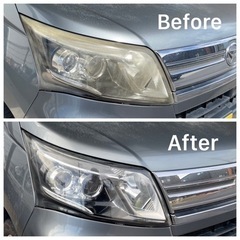 ヘッドライトが蘇ります！！　
ウレタンクリア塗装