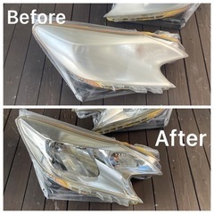 ヘッドライトが蘇ります！！　
ウレタンクリア塗装