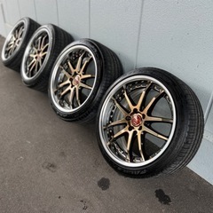 福岡 KUHL VERZ KCV-04 限定19in 9J +40 PCD114.3 ファルケン FK510 