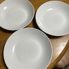 オフホワイトパスタ皿3枚食器 プレート
