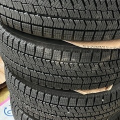 VRX2【2021年製】155/65R14スタッドレスタイヤ8〜9部山&スズキ純正アルミホイール 