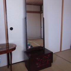 ◆和風　鎌倉彫　鏡台◆