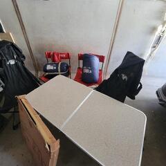 キャンプ道具一式　寝袋　チェア　テーブル　クーラー