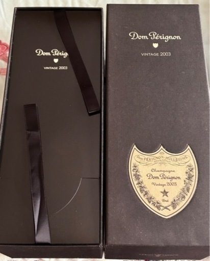 【受渡し決定】未開栓Dom Perignon Vintage 2003 ドンペリニヨン ヴィンテージ  箱、冊子付き