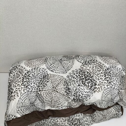 (N-2404WE20)◆榎本\u0026MANAcasa◆ダブルシーツ\u0026掛け布団◆190cm×210cm◆ブラウン◆ポリエステル100%◆