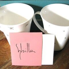 シビラ）箱付きのマグカップ（ペア）☆ほぼ未使用品