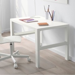 【受渡予定】IKEA ホワイトデスク(家具 オフィス用家具 机)