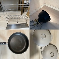 (急ぎ)ニトリキッチンラック　IKEAライト  鍋