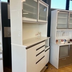 N626★ユーアイ製★レンジボード★カップボード★食器棚★幅1400mm