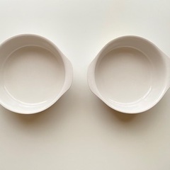 グラタン皿２つ　食器 プレート