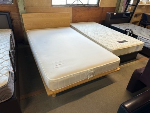 商談中 家具 ベッド セミダブルベッド　無印良品