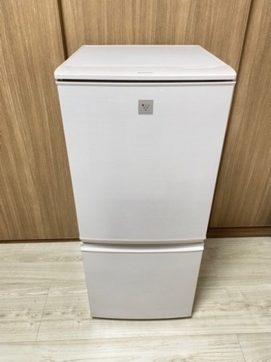 [配送可能]　シャープ SHARP SJ-PD14A-C [プラズマクラスター冷蔵庫 （137L・どっちもドア） 2ドア ベージュ系]