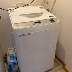 使用期間2年半　シャープ　洗濯機　5.5キロ