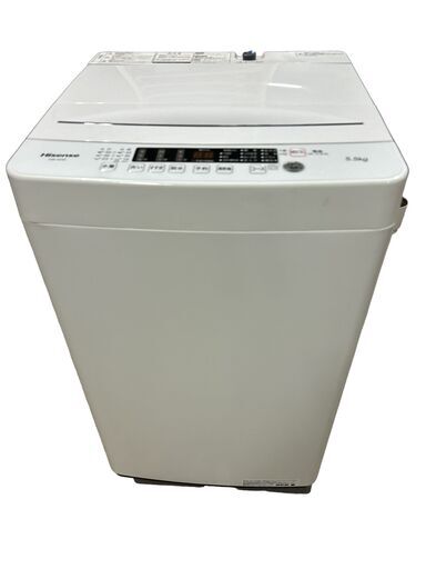 Hisense 全自動電気洗濯機 5.5kg 2023年製 HW-K55E