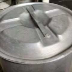 業務用　アルミ寸胴鍋48 蓋付　中古