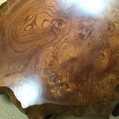 一枚板の座卓、中古品