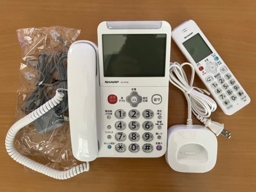 (お値引きしました)\nシャープ　電話機 コードレス 子機1台付き 詐欺対策機能 見守り機能搭載