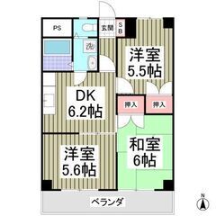 🌺🌺(3DK)✨初期費用8万円キャンペーン中✨家賃1ヶ月無料✨敷金礼金0円😁👌審査通過率◎ご相談ください🌺🌺東武伊勢崎・大師線「伊勢崎」駅 徒歩11分 - 伊勢崎市