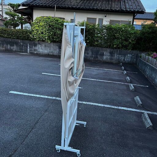 移動式】 フィッティングルーム 簡易更衣室 試着室 キャスター付  