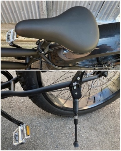 ファットバイク マットブラック 引き取り限定】26インチ ファット